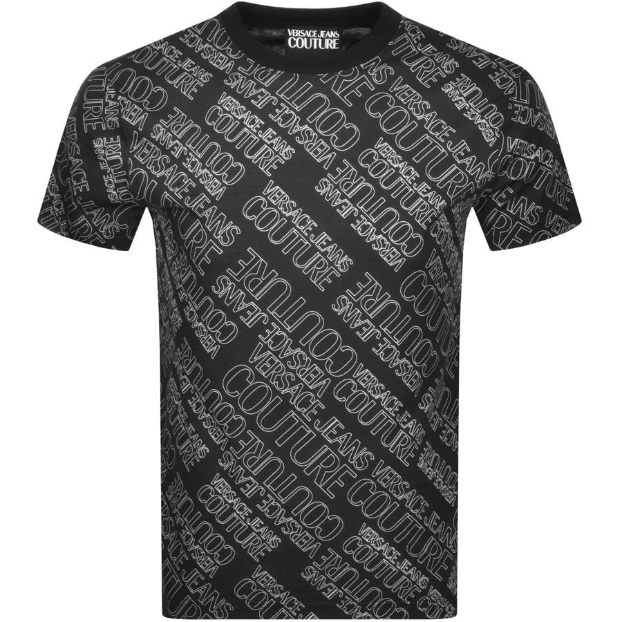 Alternative Image for ProductVersace Jeans Couture Logo Slim Fit T Shirt Black1
